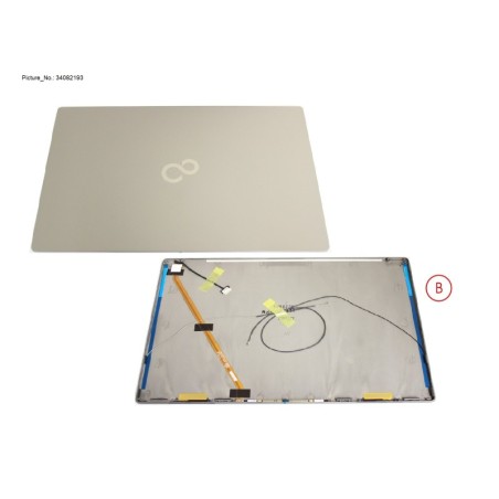 34082193 - LCD BACK COVER FHD 400CD (W. RGB CAM)