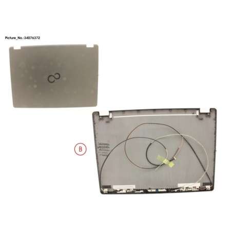 34076372 - LCD BACK COVER ASSY (W. RGB CAMERA)