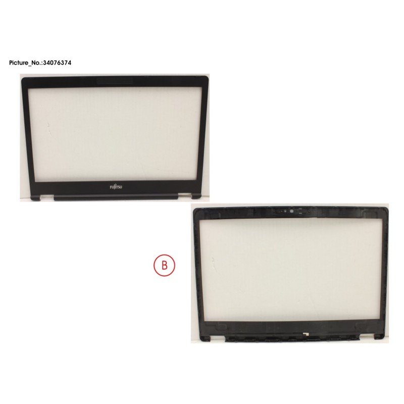 34076374 - LCD FRONT COVER (W.O CAM)