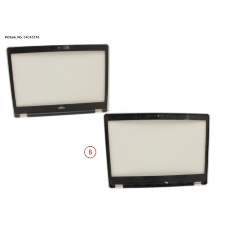 34076375 - LCD FRONT COVER (W. RGB CAM)