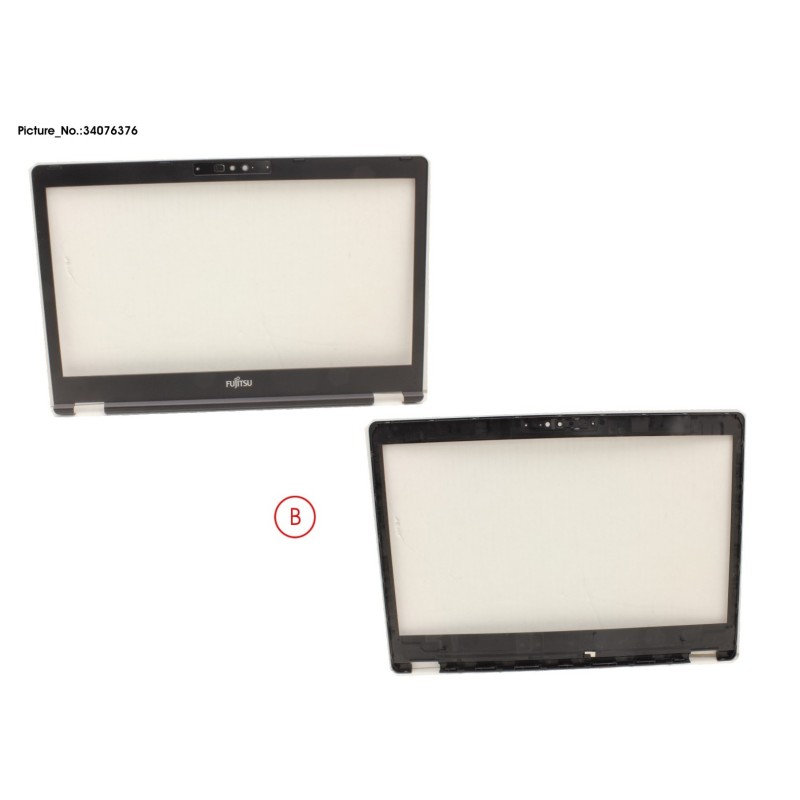 34076376 - LCD FRONT COVER (W. HELLO CAM)