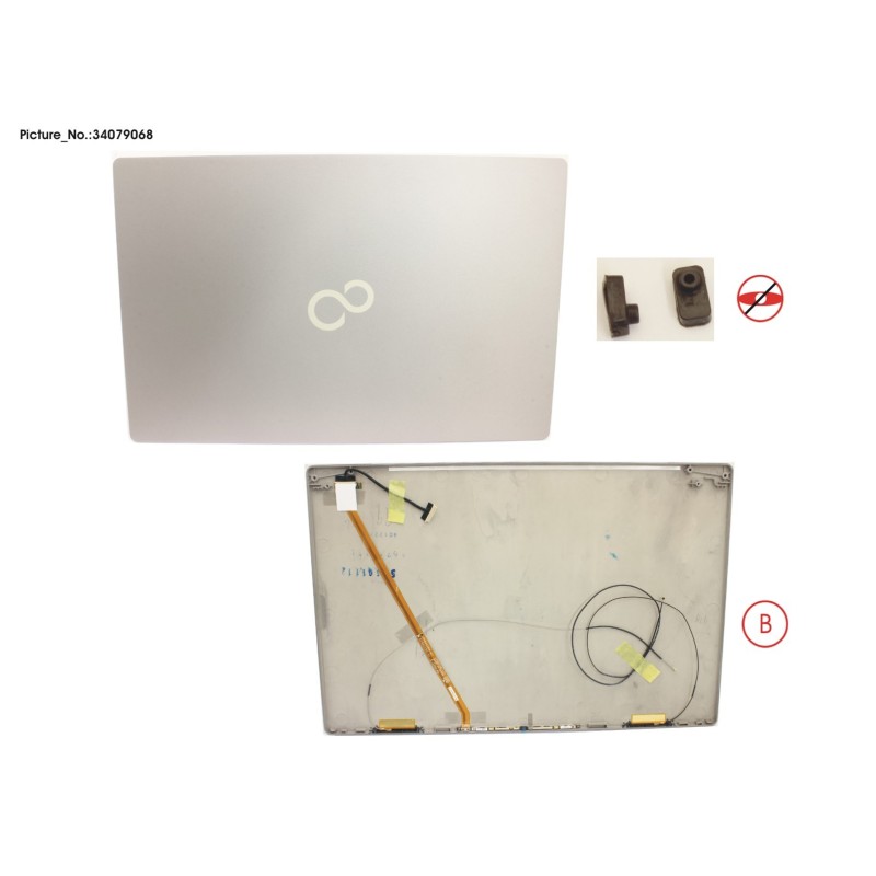 34079068 - LCD BACK COVER ASSY (W. HELLO)