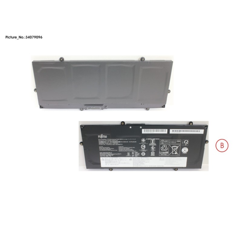 34079096 - -BT-1ST BATTERY (4CELLS) 4280MAH 65WH