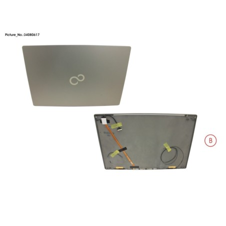 34080617 - LCD BACK COVER ASSY EVO(W. HELLO)