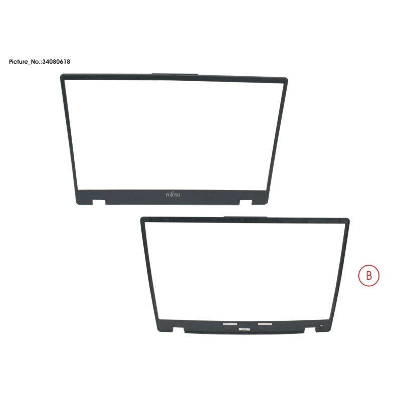 34080618 - LCD FRONT COVER EPRIV (W.O CAM)