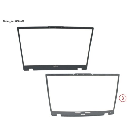 34080620 - LCD FRONT COVER (W. HELLO. EPRIV)