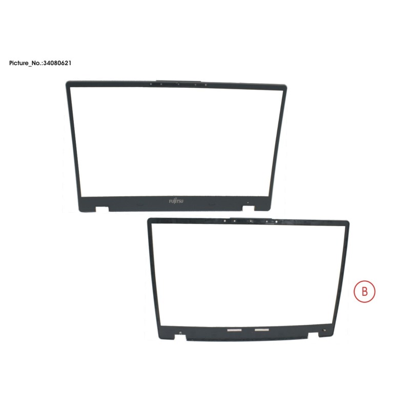 34080621 - LCD FRONT COVER EVO (W. HELLO CAM)