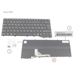 34084799 - KEYBOARD BLACK NORWAY WIN11 (NEW_FN)