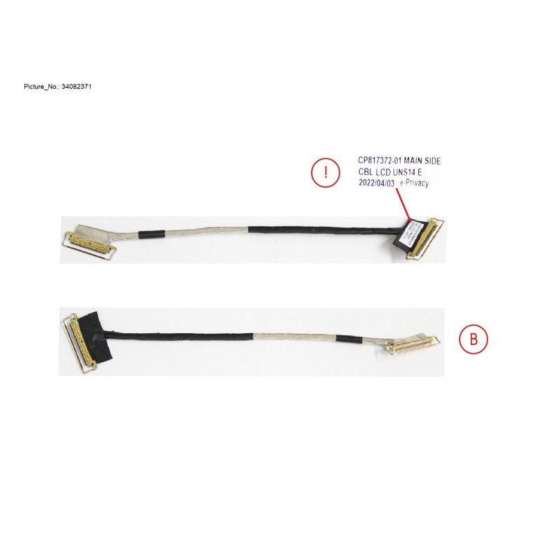 34082371 - CABLE. LCD FOR E-PRIVACY FILTER