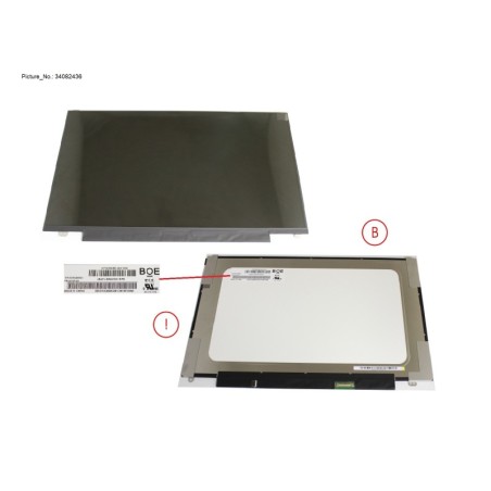 34082436 - LCD ASSY 14  HD W. PLATE