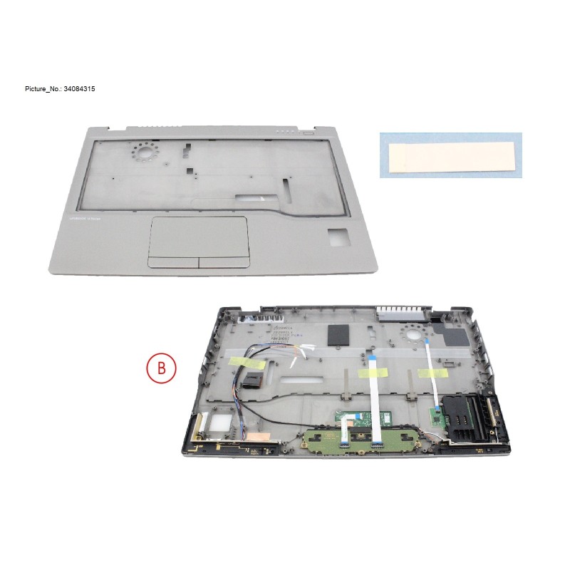34084315 - UPPER ASSY FOR SMARTCARD. PALM VEIN. FGS