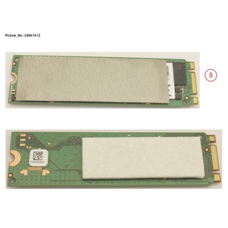 34067612 - SSD S3 M.2 2280 1TB (FDE) W.RUBBER
