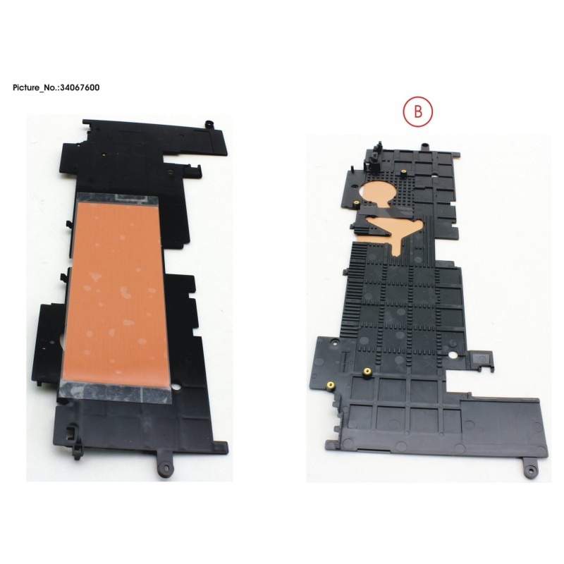 34067600 - FRAME FOR KEYB. W. SIM SHEET (FOR WWAN)