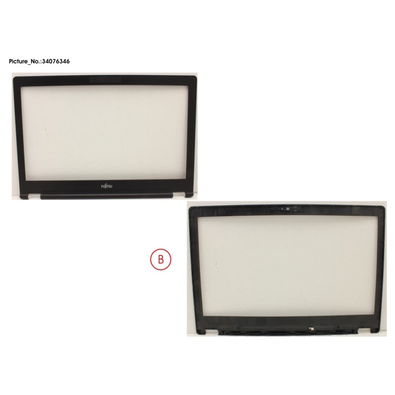 34076346 - LCD FRONT COVER (W.O CAM)