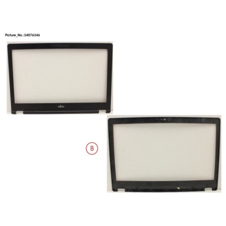 34076346 - LCD FRONT COVER (W.O CAM)