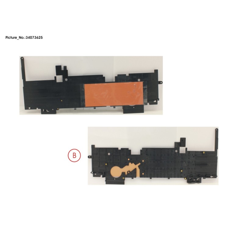 34073625 - FRAME FOR KEYB. W. SIM SHEET.LOCK (WWAN)