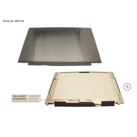 34079135 - LCD ASSY 15  FHD W. PLATE