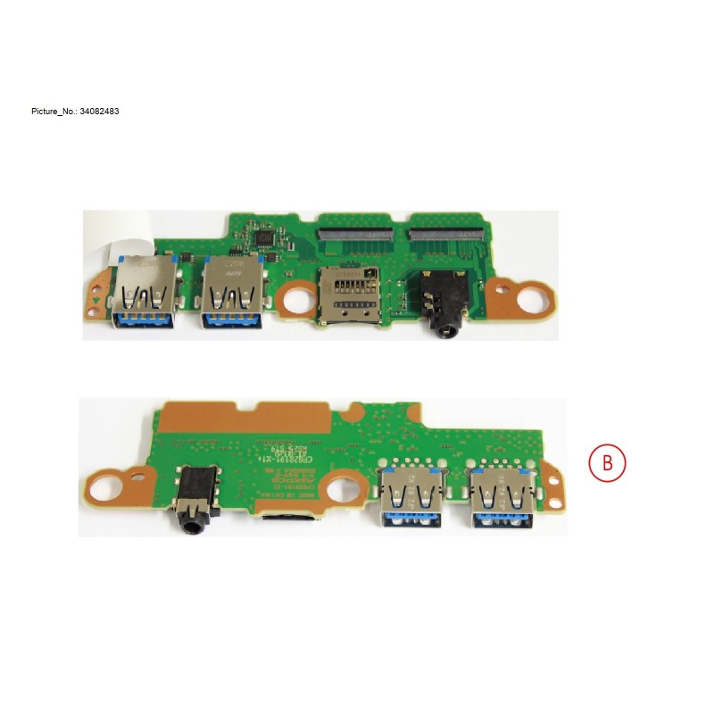 34082483 - SUB BOARD. USB.AUDIO.SD CARD