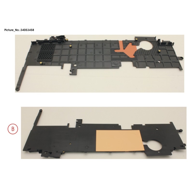 34053458 - FRAME FOR KEYB. W.O SIM SHEET