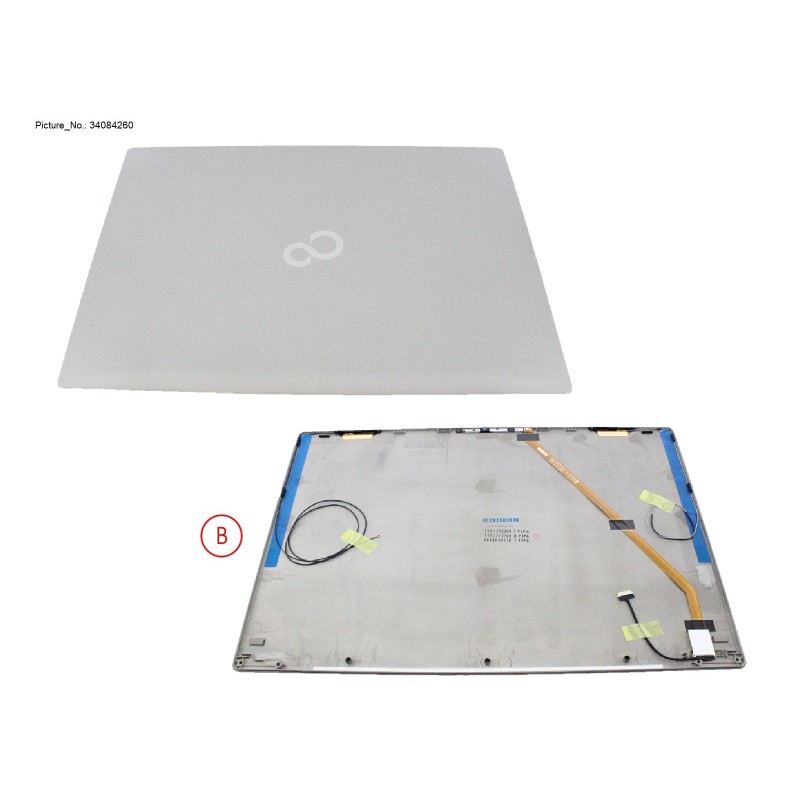 34084260 - LCD BACK COVER ASSY FOR TOUCH W. RGB