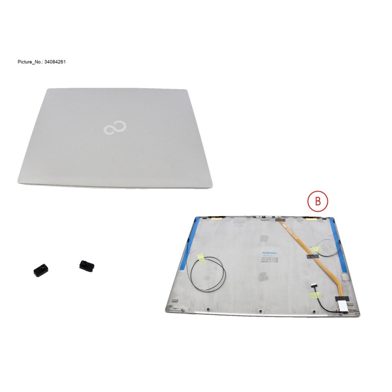 34084261 - LCD BACK COVER ASSY NON - TOUCH W. RGB