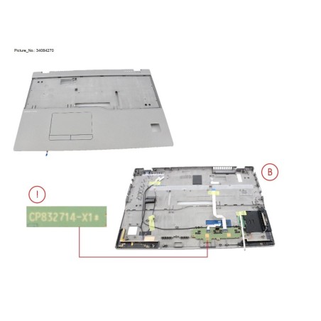 34084270 - UPPER ASSY FOR SMARTCARD. PALM VEIN. FGS
