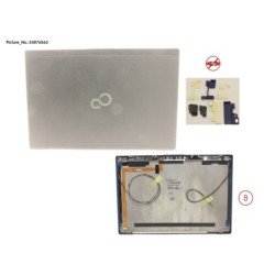 34076563 - LCD BACK COVER BLACK NON TOUCH W.CAM