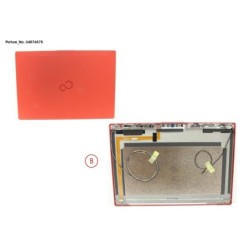 34076575 - LCD BACK COVER RED TOUCH W.CAM