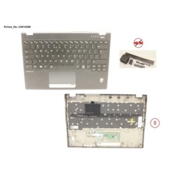 34076588 - UPPER ASSY INCL. KEYB US W.FP