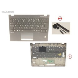 34076592 - UPPER ASSY INCL. KEYB ITALIAN W.FP