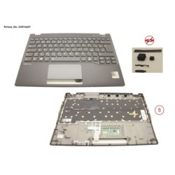 34076607 - UPPER ASSY INCL. KEYB CZ.SLO FOR PV