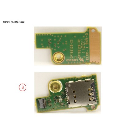 34076632 - SUB BOARD. SIM CARD