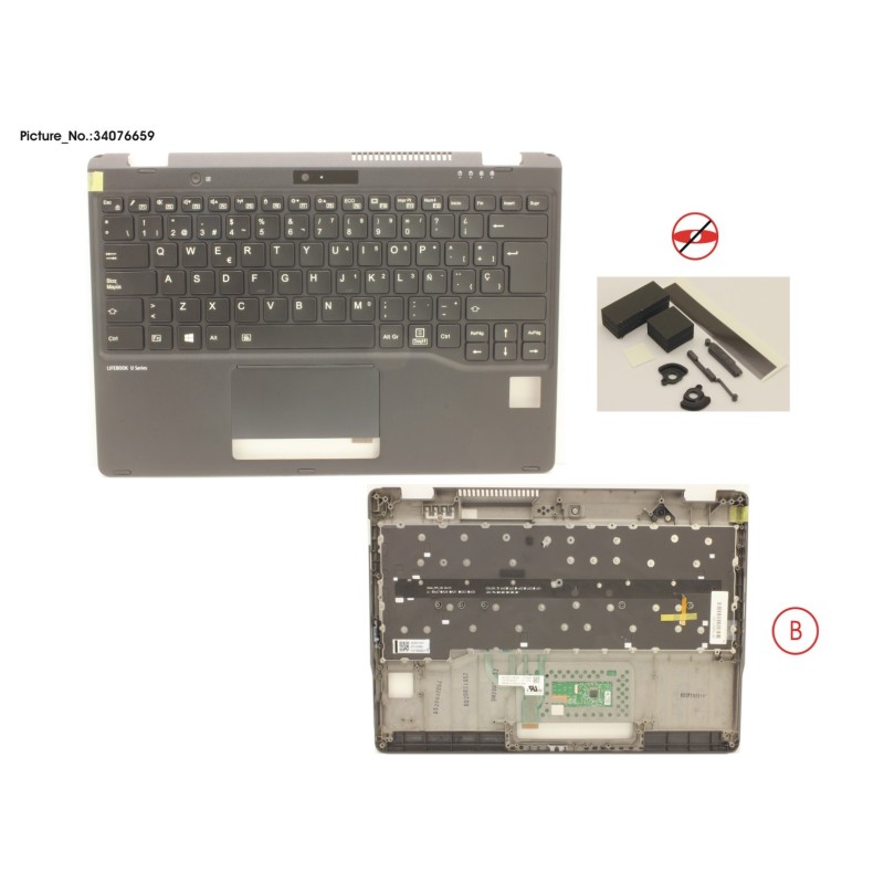 34076659 - UPPER ASSY INCL. KEYB SPAIN FOR PV
