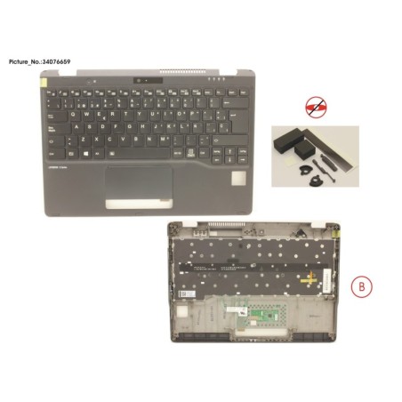 34076659 - UPPER ASSY INCL. KEYB SPAIN FOR PV
