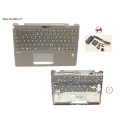 34076670 - UPPER ASSY INCL. KEYB DENMARK W.FP