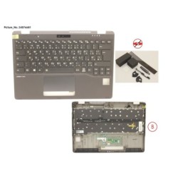 34076681 - UPPER ASSY INCL. KEYB ARAB.UK FOR PV
