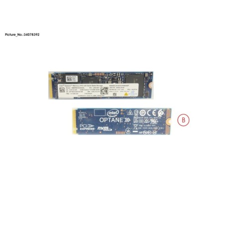 34078392 - INTEL OPTANE 32GB.512GB