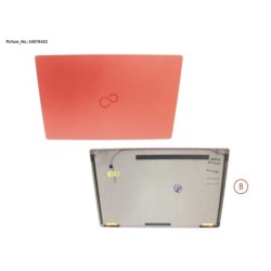 34078422 - LCD BACK COVER RED W. TOUCH