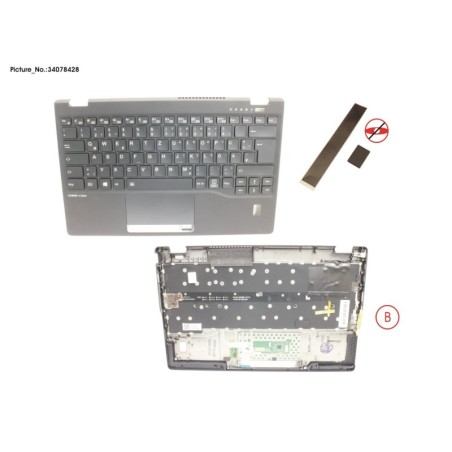 34078428 - UPPER ASSY INCL. KB GERMAN W.FP(TBT)