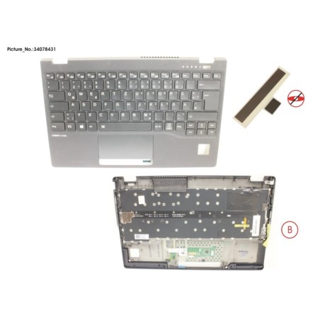 34078431 - UPPER ASSY INCL. KB GERMAN W.PV(TBT)