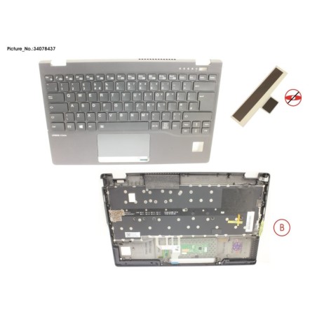 34078437 - UPPER ASSY INCL. KB UK W.PV(TBT)