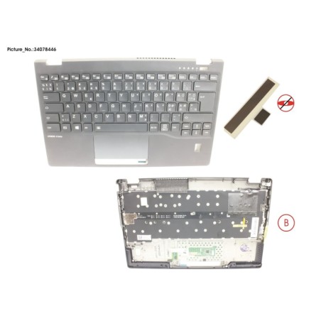 34078446 - UPPER ASSY INCL. KB NORDIC W.FP(TBT)