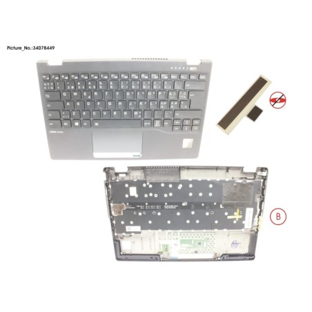 34078449 - UPPER ASSY INCL. KB NORDIC W.PV(TBT)