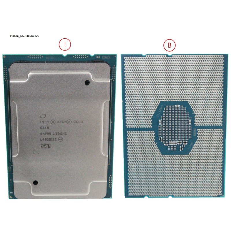 38063102 - CPU INTEL XEON GOLD 6248 2500 150W