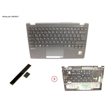 34078471 - UPPER ASSY INCL. KB TURKEY W.PV(TBT)