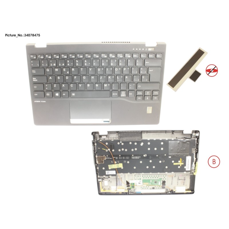 34078475 - UPPER ASSY INCL. KB SPAIN W.FP(TBT)4G