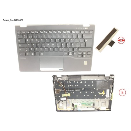 34078475 - UPPER ASSY INCL. KB SPAIN W.FP(TBT)4G