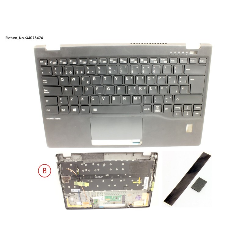 34078476 - UPPER ASSY INCL. KB SPAIN W.FP(TBT)5G