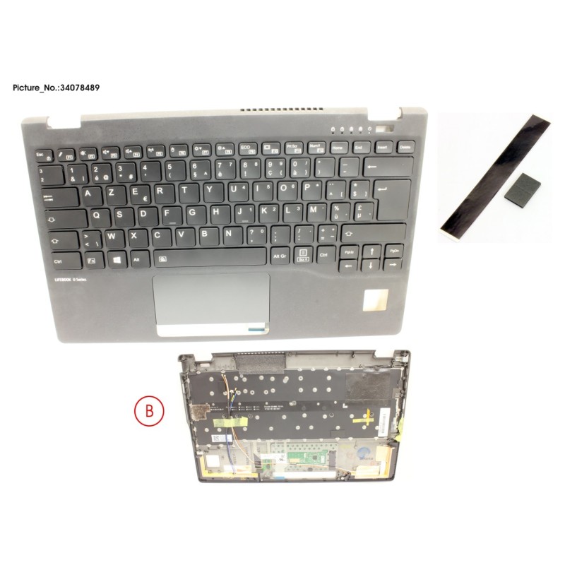 34078489 - UPPER ASSY INCL. KB BELGIUM W.PV(TBT)5G