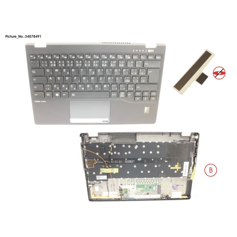 34078491 - UPPER ASSY INCL. KB CZECH W.FP(TBT)4G